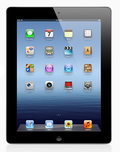 Das neue iPad WiFi + 4G 16GB - Black Produkt Foto Das neue iPad WiFi + 4G 16GB - Black