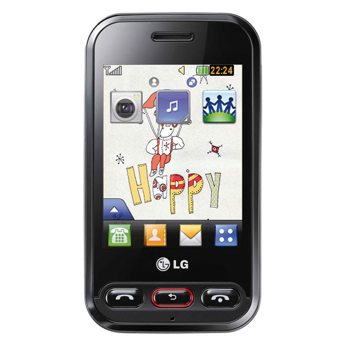 LG T320 Cookie 3G - Titanium Black Produkt Foto LG T320 Cookie 3G - Titanium Black